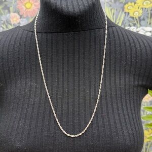⭐️Sterling silver Silverworks 24" Milano Silver rope chain NWT